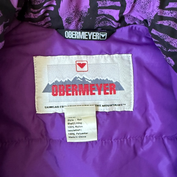 Must Have Vintage 80s/90s Obermeyer Retro ski jacket in bold purple 💜 - Picture 14 of 15